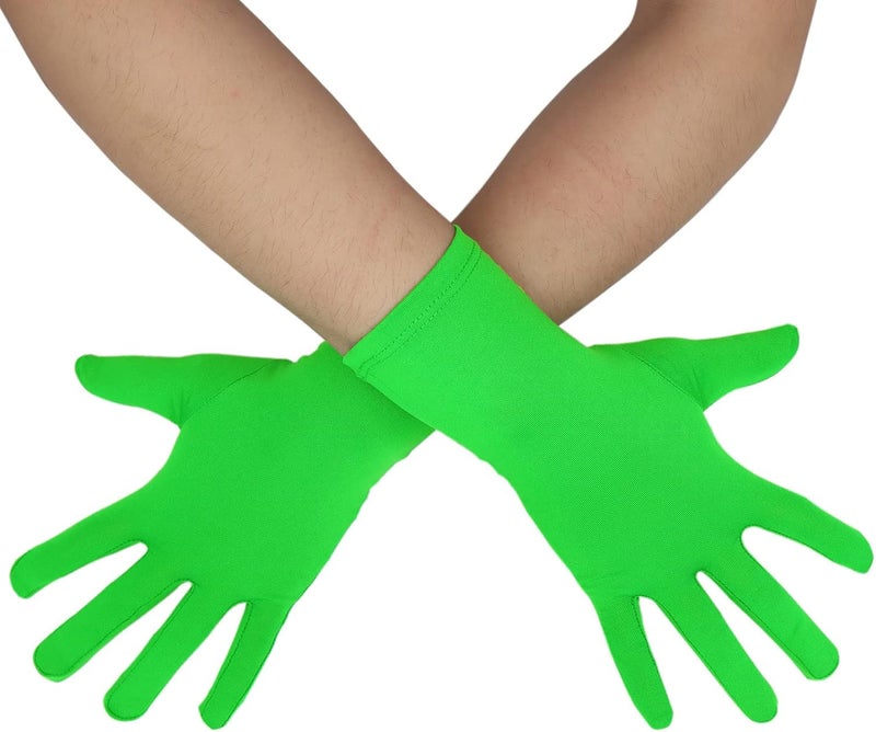 Sheface Stretchy Spandex Costume Gloves - Men's & Women's Banquet Party Wedding Gloves - Image 1